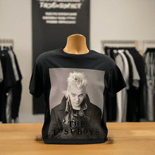 Load image into Gallery viewer, Lost Boys T-Shirt featuring Kiefer Sutherland as David, officially licensed, XLarge.
