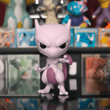 Load image into Gallery viewer, Mewtwo Pokemon POP! Vinyl Figure in display box.