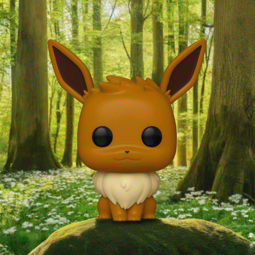 Eevee Pokemon POP! Vinyl Figure, cute collectible toy on display.