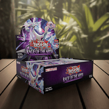 Load image into Gallery viewer, Yu-Gi-Oh! Rage of the Abyss Booster Box featuring cards and packaging.