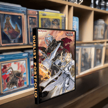 Load image into Gallery viewer, Yu-Gi-Oh! Albaz Ecclesia Tri-Brigade 9-Pocket Duelist Portfolio showcasing card artwork.