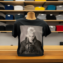 Load image into Gallery viewer, Officially licensed "The Lost Boys" t-shirt, featuring an iconic image, XXLarge.