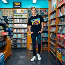 Load image into Gallery viewer, Naruto Shippuden Trio T-Shirt featuring Naruto, Sasuke, and Sakura in a vibrant design, large size.