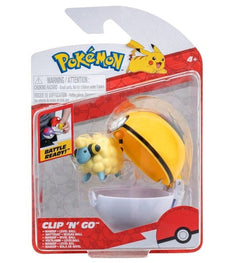 Pokemon Clip 'N' Go - Mareep set with Mareep figure and Level Ball.