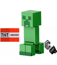 Load image into Gallery viewer, Minecraft Creeper and TNT action figure set, 3.25-inch Creeper with removable TNT block, perfect for fans and collectors.
