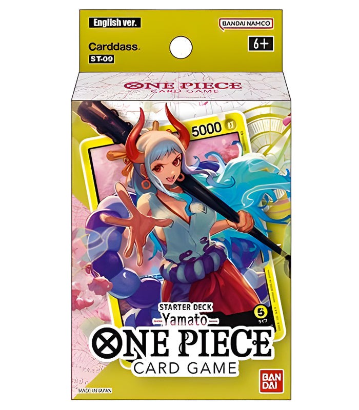 One Piece Card Game Yamato Starter Deck ST09 packaging featuring Yamato character.