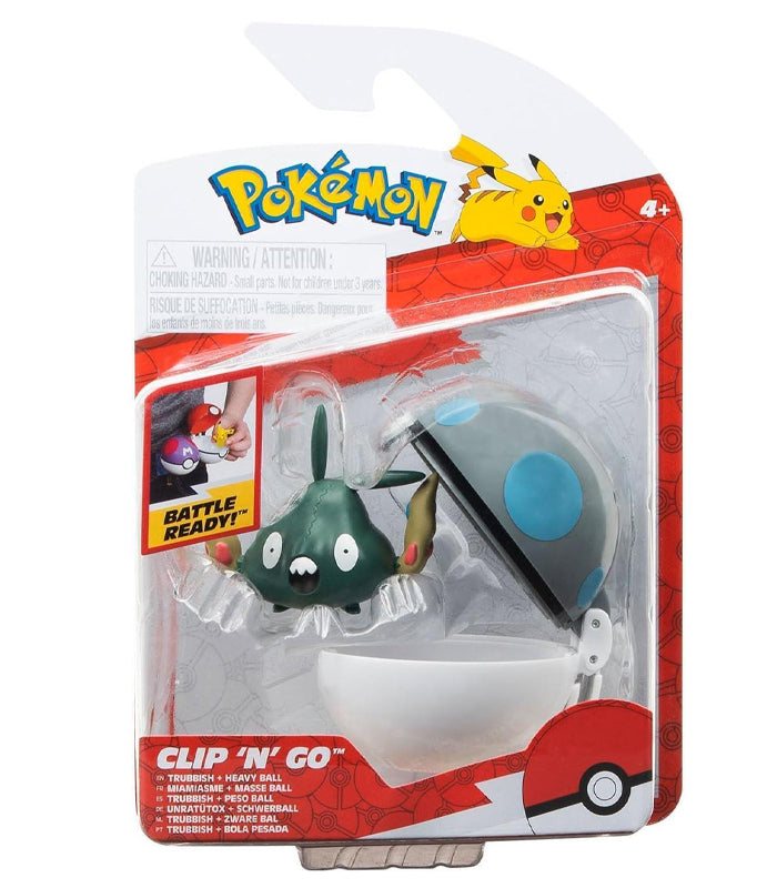 Pokemon Clip 'N' Go - Trubbish - Heavy Ball