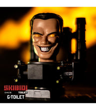 Load image into Gallery viewer, Skibidi Toilet Mystery Figure Series 1 G-Toilet collectible toy with glowing eyes.