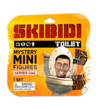 Load image into Gallery viewer, Skibidi Toilet Mystery Mini Figure Series 1 blind bag packaging with cartoon character design.