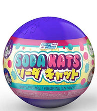 Load image into Gallery viewer, Paka Paka Soda Kats collectible figure in a colorful, soda-themed packaging.