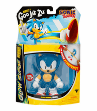 Load image into Gallery viewer, Heroes of Goo Jit Zu Sonic Glow Surge - Sonic stretchable glow-in-the-dark action figure.