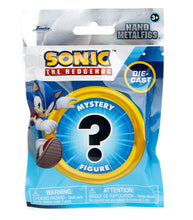Load image into Gallery viewer, Sonic The Hedgehog Die Cast Metal Mystery Mini Figure Blind Bag packaging.