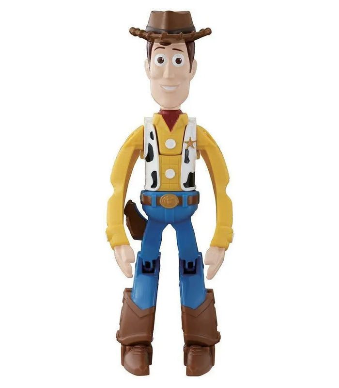 Hatch n Heroes Toy Story Woody transforming figure in cowboy attire.