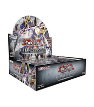 Load image into Gallery viewer, Yu-Gi-Oh! Alliance Insight Booster Box packaging featuring colorful card artwork.