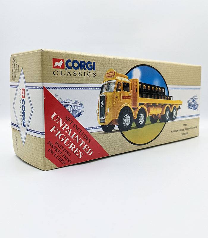 Corgi Atkinson 8 Wheel Rigid die-cast model in box with Lucozade crates.