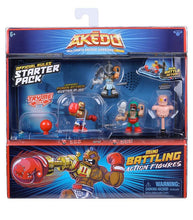 Load image into Gallery viewer, Akedo Ultimate Arcade Warriors Starter Pack with action figures and joystick controller.