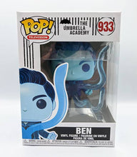 Load image into Gallery viewer, Umbrella Academy Ben POP! Vinyl Figure in box with tentacle detail.