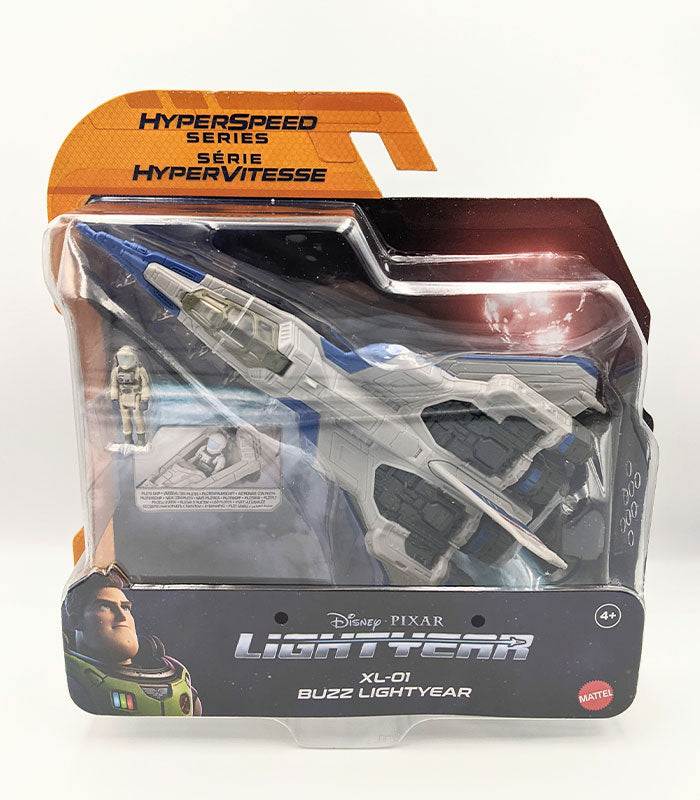 Lightyear Hyperspeed Series XL-01 with Buzz Lightyear figure in packaging.