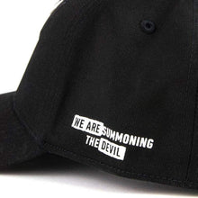 Load image into Gallery viewer, Black snapback hat with embroidered Wolves logo, adjustable closure, and bold design; Official Ghost Recon Wolves Snapback.