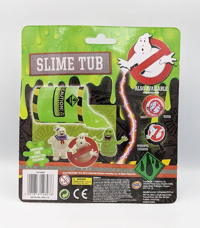 Ghostbusters Slime Tub with Stay Puft Marshmallow Man packaging.