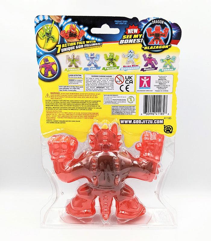 Heroes Of Goo Jit Zu Dino X-Ray Blazagon back of pack