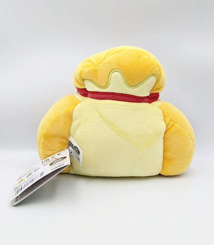 Animal Crossing Isabelle Club Mocchi-Mocchi plush toy, 6-inch, yellow, back view.