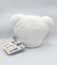 Load image into Gallery viewer, Animal Crossing K.K. Slider Club Mocchi-Mocchi- 6 Inch Plush, soft white fabric, toy tag, back view.