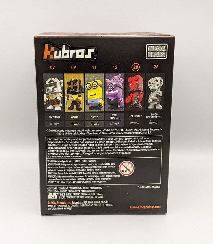 Kubros Mega Bloks - Hellboy back of box