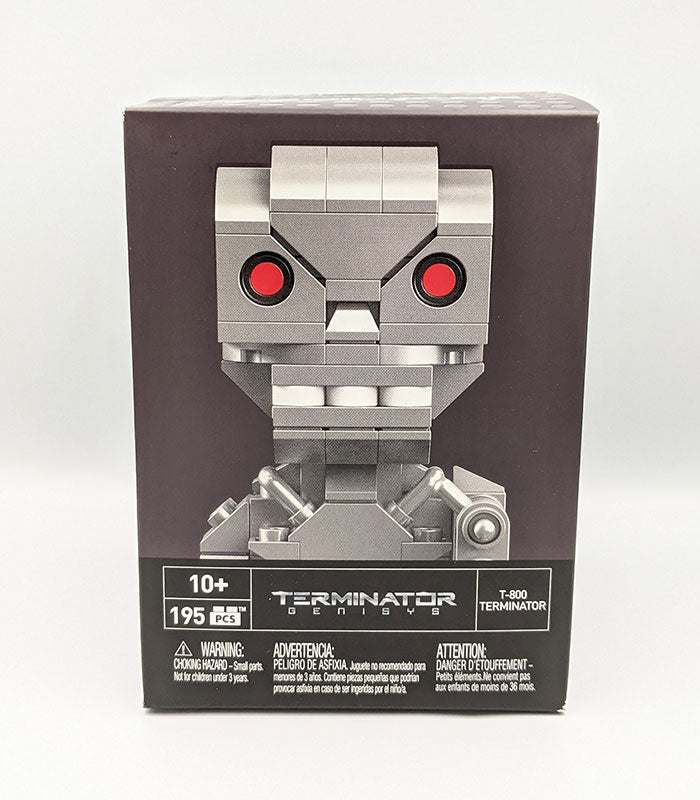Kubros Mega Bloks T-800 Terminator construction set with 195 pieces, suitable for ages 10 and up.