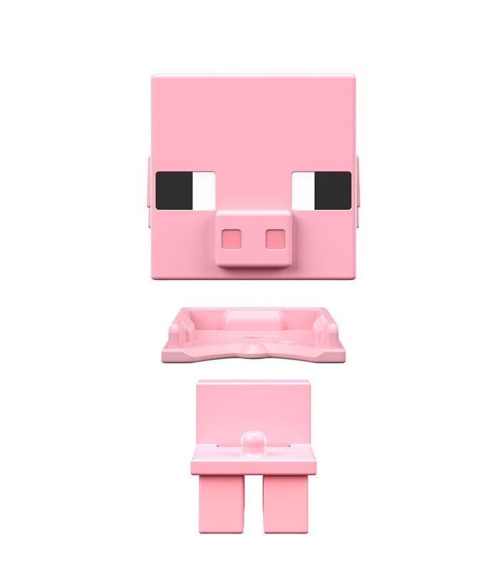 Minecraft Mob Heads Minis - Pig in parts