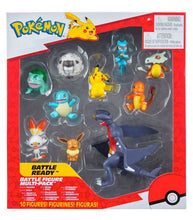 Load image into Gallery viewer, Pokemon Battle Figure Multi Pack with Garchomp and 9 other figures.