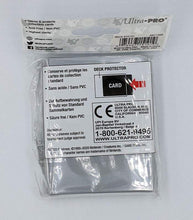 Load image into Gallery viewer, Pokémon Ultra Pro Pikachu Protective Sleeves back of pack