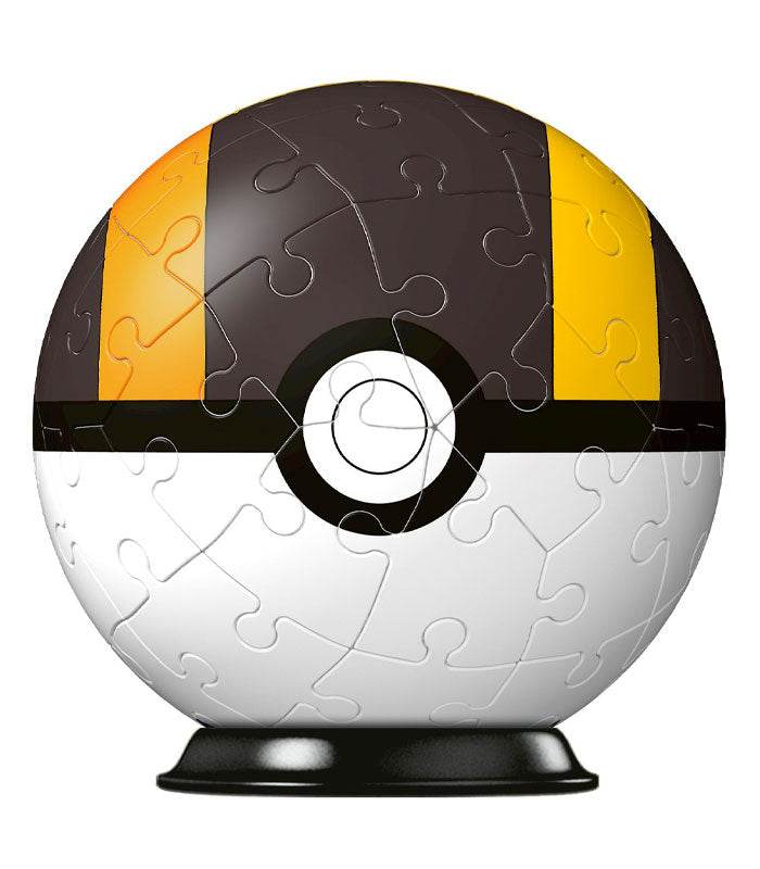 Pokemon Ultra Ball 54 Piece 3D Puzzle, classic design, sturdy plastic, fun and challenging assembly.
