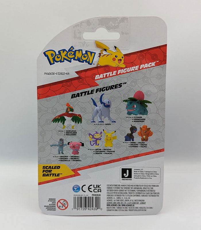 Pokemon Battle Figures - Ivysaur back of pack