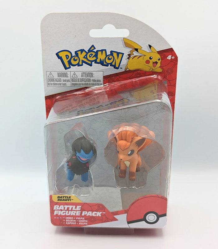 Pokemon Battle Figures - Deino and Vulpix set in box.