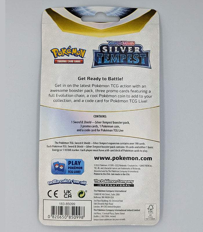 Pokémon TCG Silver Tempest Blister Pack with Magnemite, Magneton, Magnezone cards and booster pack.