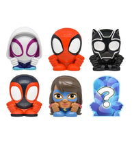 Load image into Gallery viewer, Mash'ems Spidey and his Amazing Friends collectible squishy toys assortment.