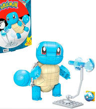 Load image into Gallery viewer, Pokemon Mega Construx Squirtle 199-piece building set with adjustable poses.