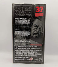 Load image into Gallery viewer, Star Wars The Black Series - Baze Malbus back of box