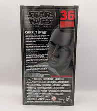 Load image into Gallery viewer, Star Wars The Black Series - Chirrut Imwe back of box