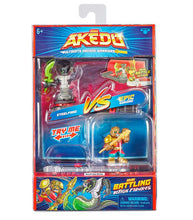 Load image into Gallery viewer, Akedo Ultimate Arcade Warriors Versus Pack - Steelfang VS Epic Gokong action figures for intense battles.