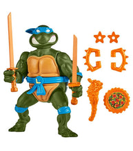 Load image into Gallery viewer, Teenage Mutant Ninja Turtles Classic Leonardo action figure with accessories.