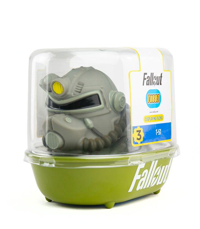 TUBBZ Fallout T-51 Collectible Duck In packaging