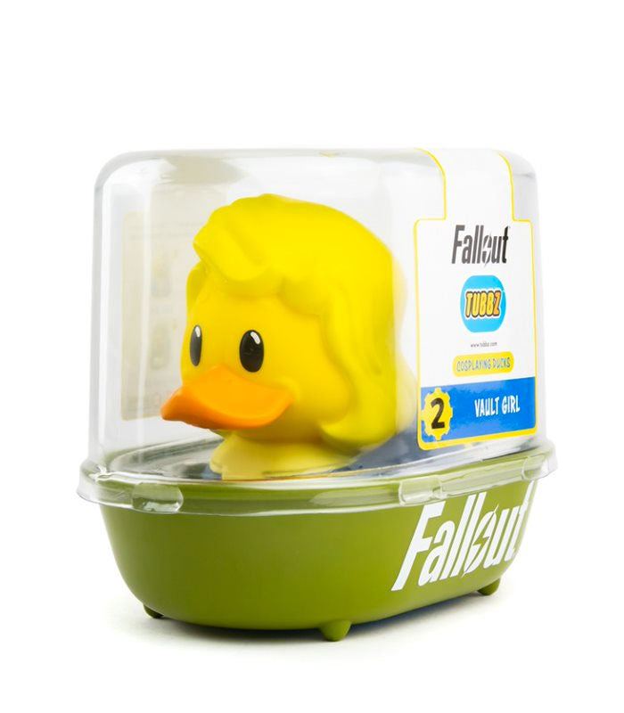 TUBBZ Fallout Vault Girl Collectible Duck in packaging
