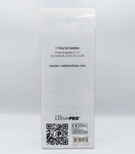 Load image into Gallery viewer, Ultra Pro Eclipse 11 Dice Set - Pacific Blue back of pack