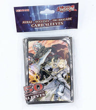 Load image into Gallery viewer, Yu-Gi-Oh! Albaz Ecclesia Tri Brigade Card Sleeves, 50 Pack, glossy finish.