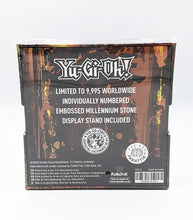 Load image into Gallery viewer, Yu-Gi-Oh! Limited Edition Millennium Stone Box with Display Stand Included.