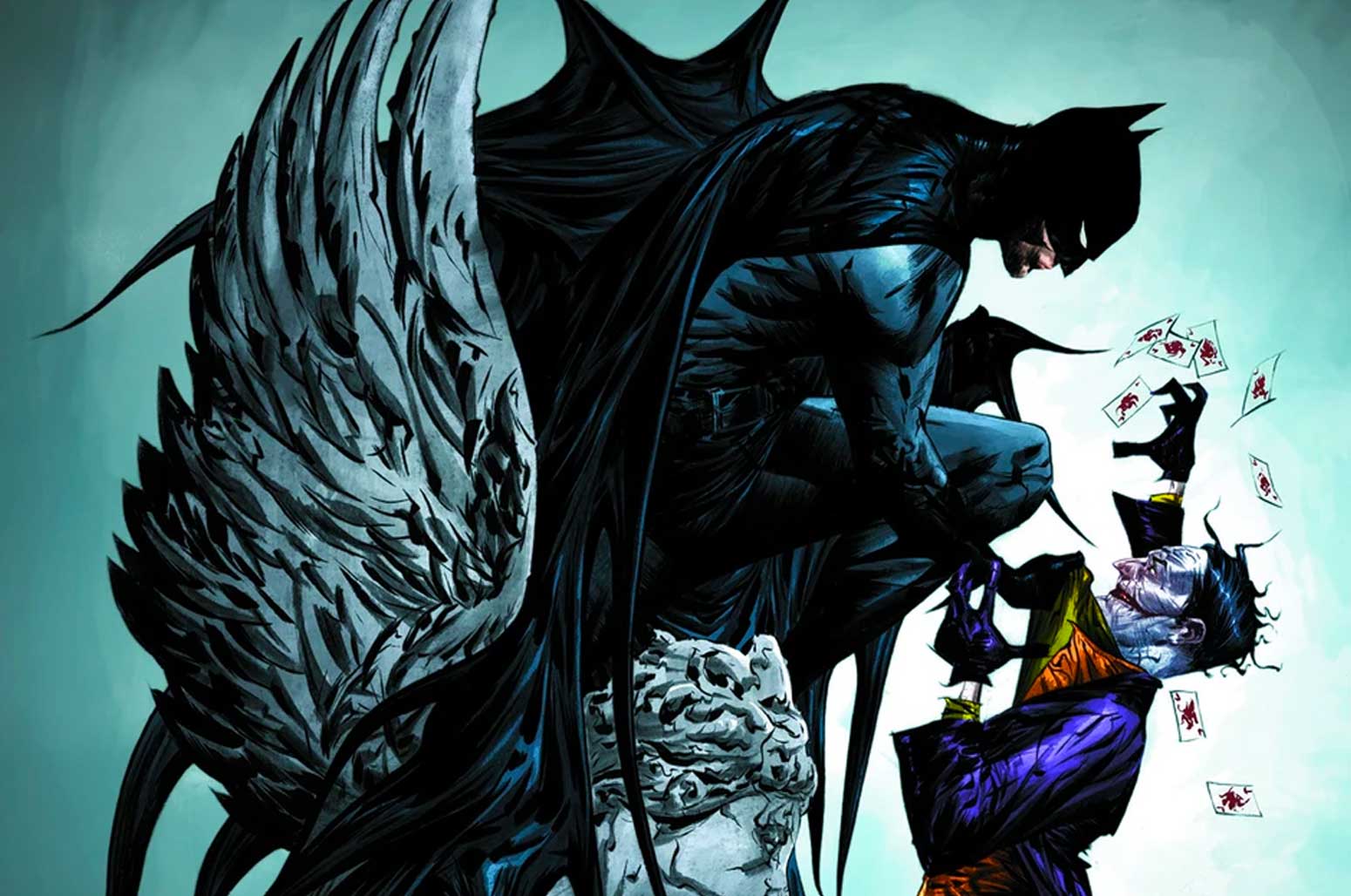 Art work of Jae Lee Batman comic
