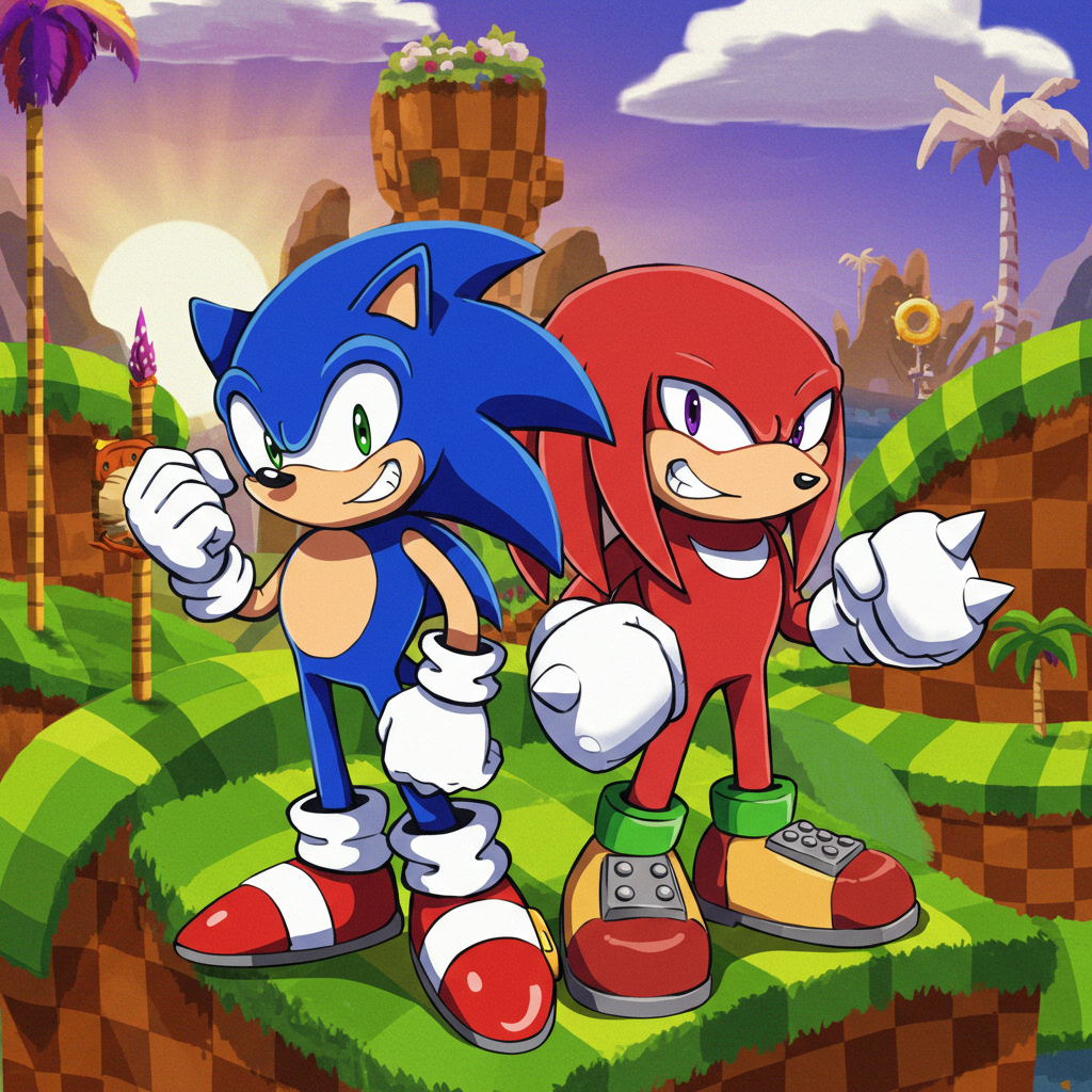 Are Knuckles and Sonic friends