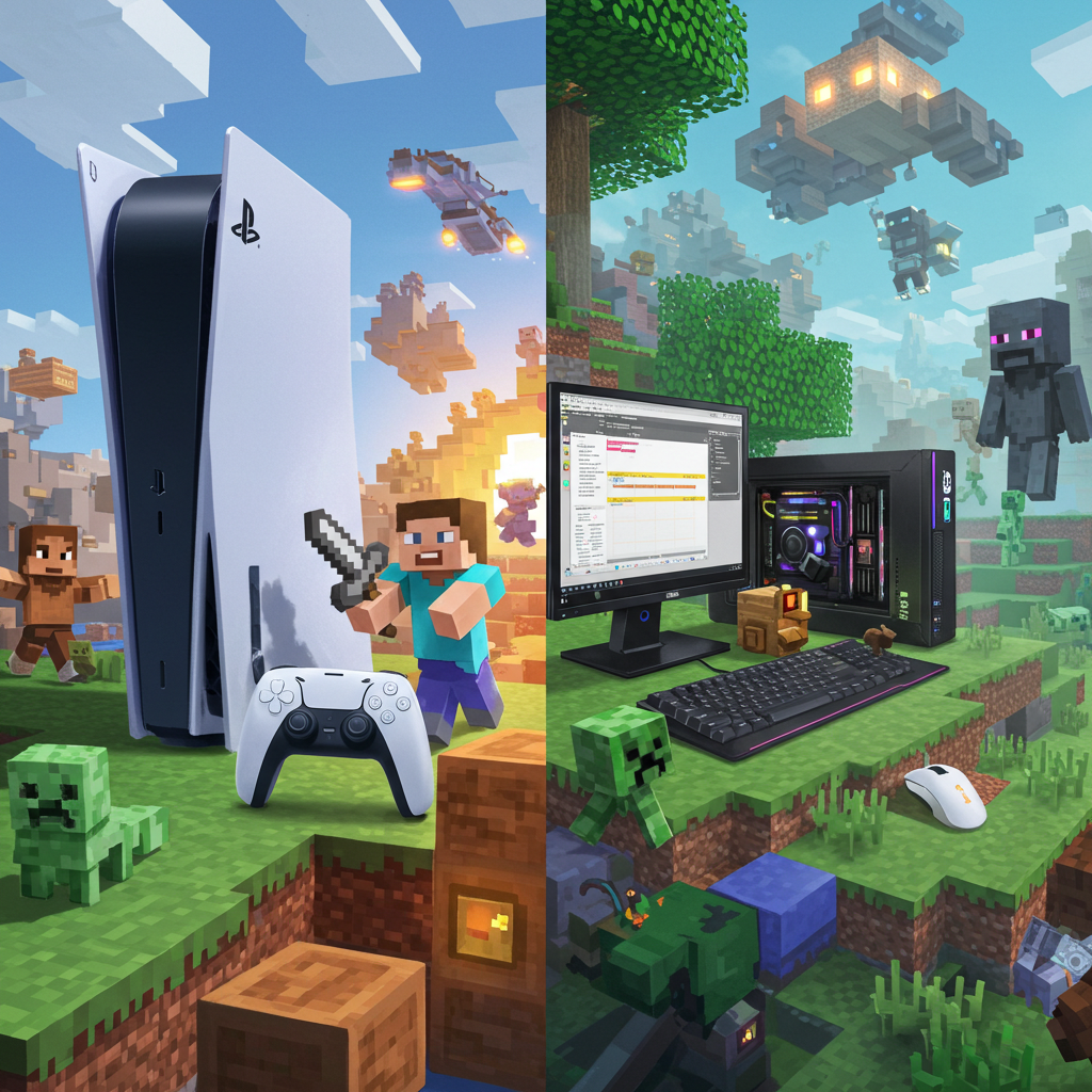Can Minecraft PS5 play with PC